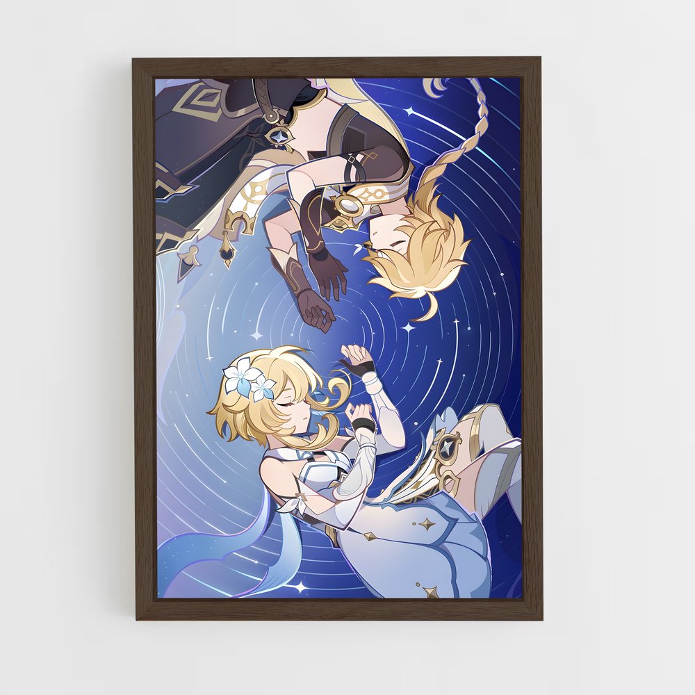 Poster Voyageur des Légendes – affiche Genshin impact (vue 5)